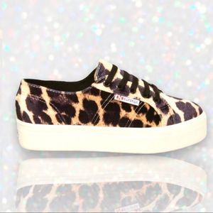 SUPERGA 2790 FANVELVETW LEOPARD SNEAKERS